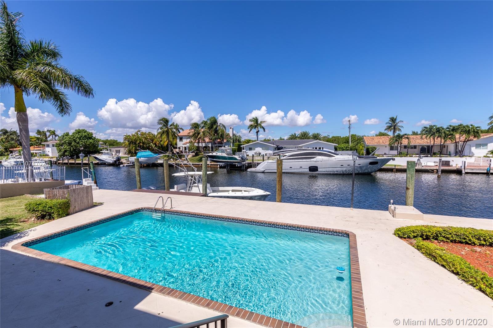 Amazing Boaters Dream home. Come home everyday to the comfort of your waterfront home. With the convenience of Having up to 100ft boat on your brand new dock in your own backyard, while taking a dip in the pool after a long day of boating.  With still room on the side for a trampoline or maybe a swing set. 3 bedrooms 2 bath upstairs with balcony in master, very big master closet and additional viewing room. Downstairs you will find a 2 bedrooms and 1.5 bath as well as tv/recreation room and 2 double car garage. New roof, a/c, corian countertops and appliances. Don't let this opportunity pass you by.
