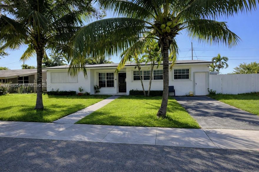 Don’t miss this great investment opportunity or spacious single-family home featuring 5 bedrooms and 4 bathrooms. Property offers two income-producing efficiencies (currently rented at $900 and $1,000 per month). Recently remodeled kitchen, updated floors, and new appliances. Enjoy a very large pool and spacious patio, perfect for entertaining, plus exterior storage. Excellent location, close to major highways, shopping, schools, dining, 15 min from Aventura Mall, and Miami airport. Ideal for owner-occupants or investors seeking strong rental potential.