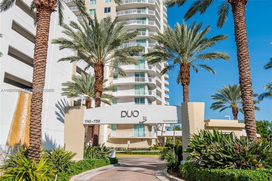 Luxurious 2-bed, 2-bath DUO condo, Hallandale Beach. Bright open-concept layout with expansive windows and high ceilings. Spacious master, with walk-in closet. Premium finishes: tile and laminate floors, granite counters. Two parking spaces. Enjoy the heated pool, spa, fitness center w/sauna and steam rooms, tennis, billiard room, theater, 24/7 security, valet parking and much more. Walk to shops, groceries, coffee, fitness, doctor’s offices, churches, and Diplomat Golf, Tennis, & Pickleball Club. Beaches 0.7 miles away. The exclusive Diplomat Country Club Spa & Golf Course is nearby too. Peace of mind from 24-hour security. Assistance of an on-site concierge service.