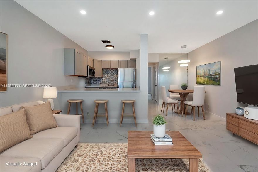 Bright and beautifully updated 1-bedroom, 1-bathroom condo in the heart of Rolen Lake Gardens! Enjoy resort-style living with modern finishes, stainless steel appliances, and an open-concept kitchen. Community amenities include a heated pool, gym, active clubhouse, billiards, pedal boats, BBQ area, and more. Conveniently located near top shopping destinations, Gulfstream Casino, Aventura, and the Hollywood Beach boardwalk. This 55+ gem won't last long—schedule your showing today!