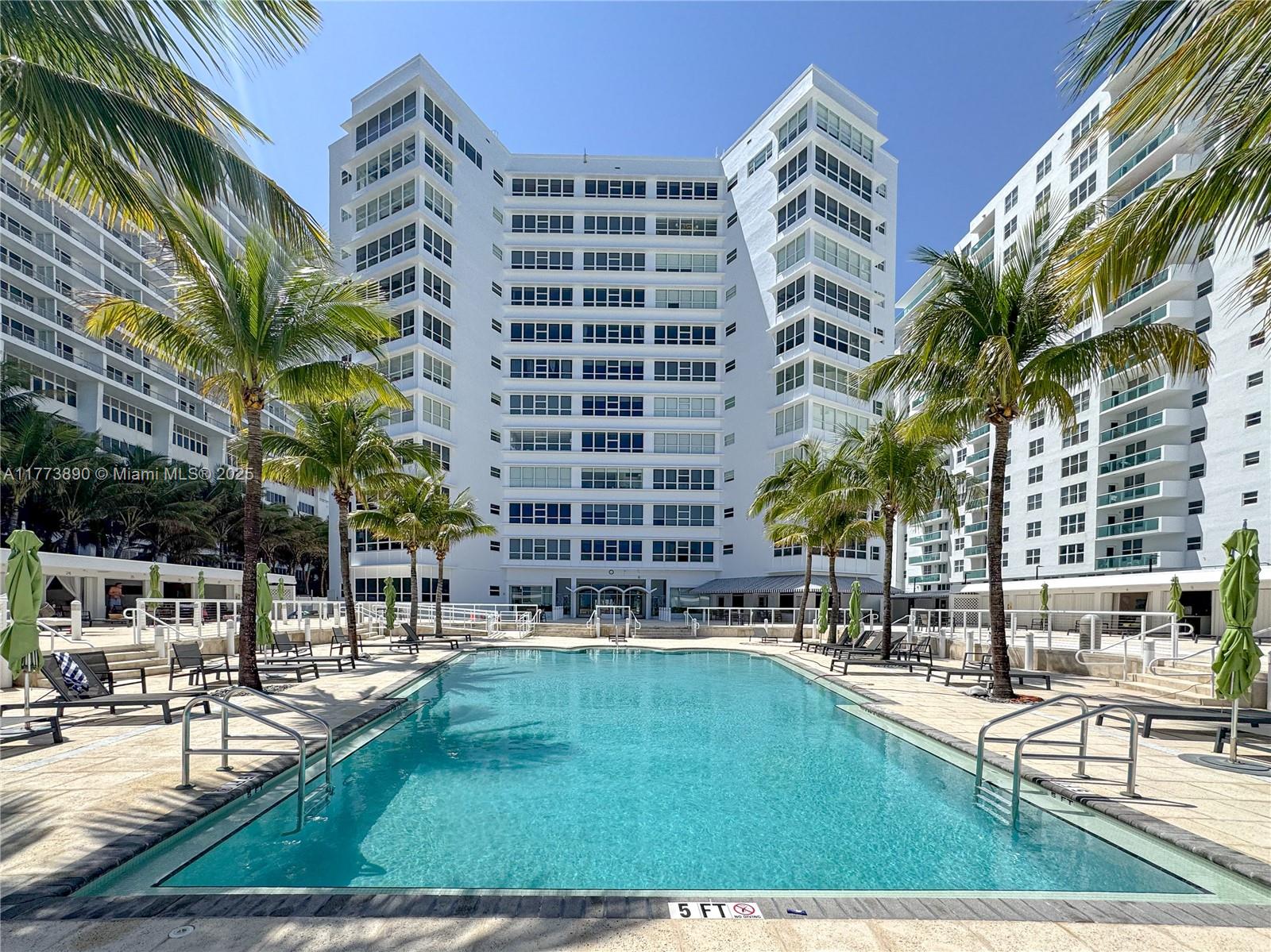 Rental Property at 4925 Collins Ave 3F, Miami Beach, Miami-Dade County, Florida - Bedrooms: 2 
Bathrooms: 2  - $5,700 MO.