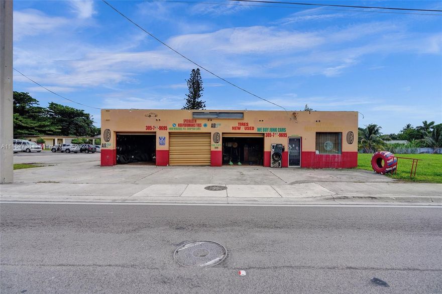 Unlock the potential of this versatile commercial building, ideal for automotive or marine businesses. Located in unincorporated Miami-Dade, this property offers expansive space, high visibility from one of Miami’s busiest roads. With ample room for vehicle or boat storage, and repair facilities, it's the perfect spot for your next automotive or marine venture. Seize this opportunity to grow your business in a rapidly expanding area! Previous buyer unable to obtain financing.