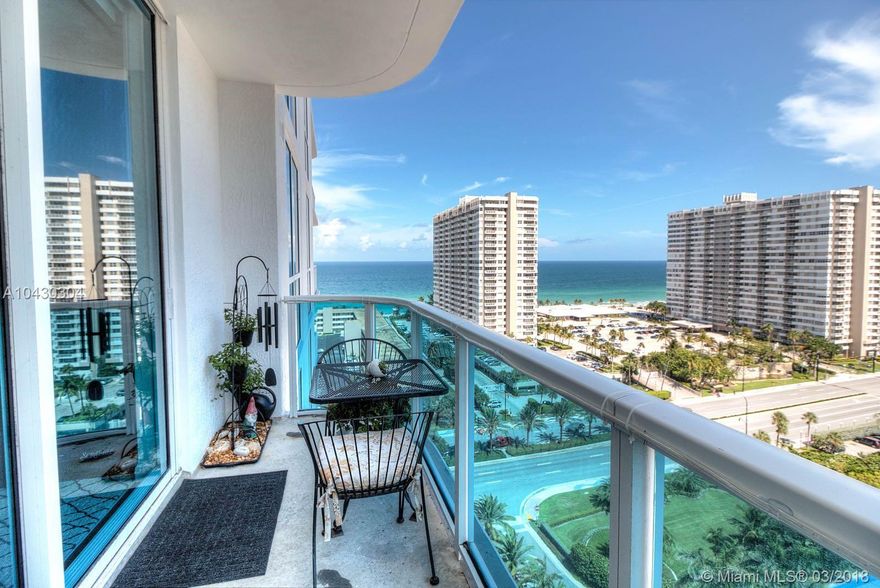 LUXURY BUILDING DIRECTLY ON THE  HOLLYWOOD INTRACOASTAL WATERWAYS.EASY ACCESS TO THE BEACH.AMAZING OCEAN,INTRACOASTAL & CITY VIEWS. 2 LARGE MASTER BEDROOMS W/ 2.5 BATHS,CEILING TO FLOOR WINDOWS, UPGRADED KITCHEN, W/ KITCHEN ISLAND,STAINLESS STEEL APPLIANCES,GRANITE COUNTERTOPS. WOOD FLOORS THRUOUT UNIT, LARGE WALKIN CLOSETS, IMPACT GLASS WINDOWS, STORAGEROOM,BUILDING INCLUDES WATERFRONT POOL, SPA, FITNESS CENTER, CONCIERGE, VALET AND MUCH MORE  AVAILABLE MAY 1ST 2018