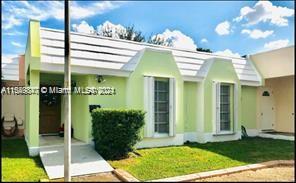 Beautiful Villa in a great location in Miami Lakes close to Publix, restaurants, movie theater and shopping centers. Property has two masters bedrooms with two closets each. Big fenced patio for entertainment, all the appliances including washer and dryer. Property is located in a very private dead end street with four assigned parking spaces in front of the property. All windows & doors have accordion hurricane shutters. No Association, tenant can be approved fast and move in less than a week. Excellent A & B schools within two miles from the property. This is one of the best villas for rent in Miami Lakes and it will rent fast, don't miss it.