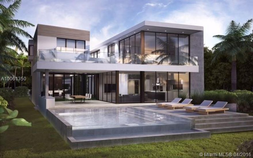 Spectacular brand new contemporary home on Guard Gated Normandy Island. Features include 6 bed, 6 bath, 65 ft waterfront, 5,000 sq ft under A/C, Municipal Golf Course, . Infinity pool, huge master bedroom with views to the open bay. 2 car garage. Private Boat dock for boats and wave runners. Wood floors through the house, Italian kitchen, Spectacular lighting set up through the house. Security cameras, low voltage for stereo sound.Lowest Price Modern Home on the wide bay with amazing sunsets.