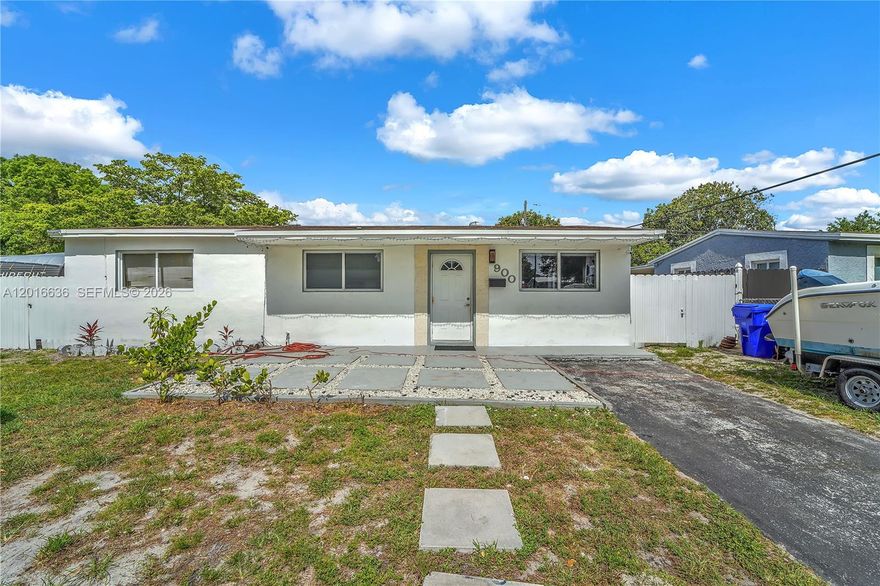 Welcome to this charming 3-bedroom, 1-bathroom single-family home in Hollywood, Florida, perfectly situated on a desirable corner lot with no HOA. This home offers flexibility, functionality, and room to grow, making it a great option for homeowners, investors, or buyers looking for extra outdoor space. Updated kitchen with white cabinetry, modern backsplash, and plenty of counter space. The home also features a dedicated laundry room, offering additional storage and everyday convenience.The spacious lot gives you room to enjoy the Florida lifestyle, with space for a pool, outdoor entertaining area, garden, or play space. There is also plenty of room for RV parking, boat parking, work trucks, or multiple vehicles, which is a major advantage in South Florida.
Located near the Hard Rock Hotel & Casino, shopping, dining, schools, parks, major highways, and Hollywood’s beaches, this home offers convenience in one of Broward County’s most accessible areas.
With no HOA restrictions, a corner lot, updated kitchen, and generous outdoor space, this Hollywood home is full of potential.