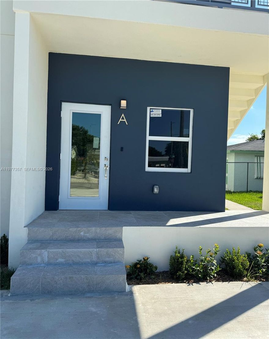 New construction 3-2 condo/Duplex spacious Stylish & Modern with stainless steel appliances, hurricane impact windows & Doors. Private parking and private backyard. washer and dryer inside unit. close to Aventura mall, gulfstream restaurants, beaches, Brightline station, hard rock stadium, FIU & 2 airports quick access to highways.  great Landlord. landscaping included in rent.
