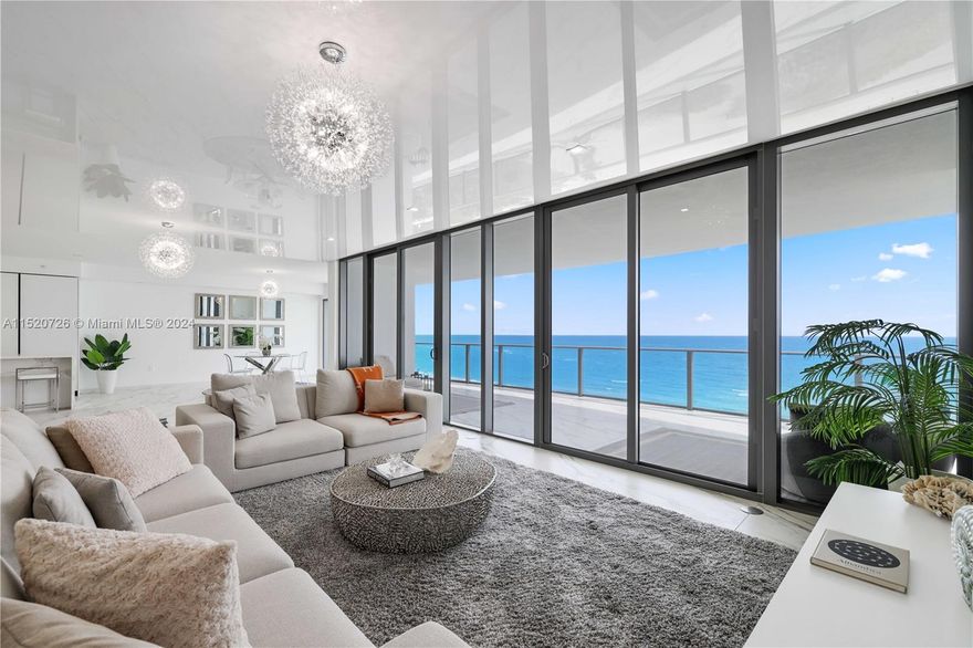 A rarely available combined unit spanning over 4000 square feet, 803/804 rivals most of the penthouse units in the area. Strategically located on the 8th floor, this open, airy unit is high enough to capture jaw-dropping panoramic views of the ocean, yet low enough to enjoy the soothing sounds of the surf.  Impeccably designed and highly considered, each detail in this 4 bedroom, 4.5 bathroom provides an environment to rest deeply after long days of exploration, savoring a flow-through floor plan and east/west facing balconies that prioritize jaw-dropping ocean, Intracoastal, and city views. Beyond the tantalizing interior are numerous 5-star amenities where one can transform themselves with state-of-the-art fitness, sip libations at the wine room, or sunsets on the amenity deck.