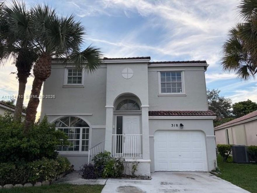 Welcome home to this beautifully maintained 3-bedroom, 2.5-bath residence featuring a bright, open-concept layout made for everyday living and easy entertaining. The main level flows seamlessly from the kitchen to the living area, while the private garden view creates a peaceful spot to relax and recharge.

Fresh pure-white interior paint, a spotless move-in-ready feel, and newer quality appliances—including stove and microwave—make this home truly turnkey. Ideally located near Publix, Costco, banks, and popular shopping plazas, and zoned for A-rated schools.

Association includes Comcast cable, high-speed internet, gated access, community pool, and playground. Schedule your showing today—this one won’t last!