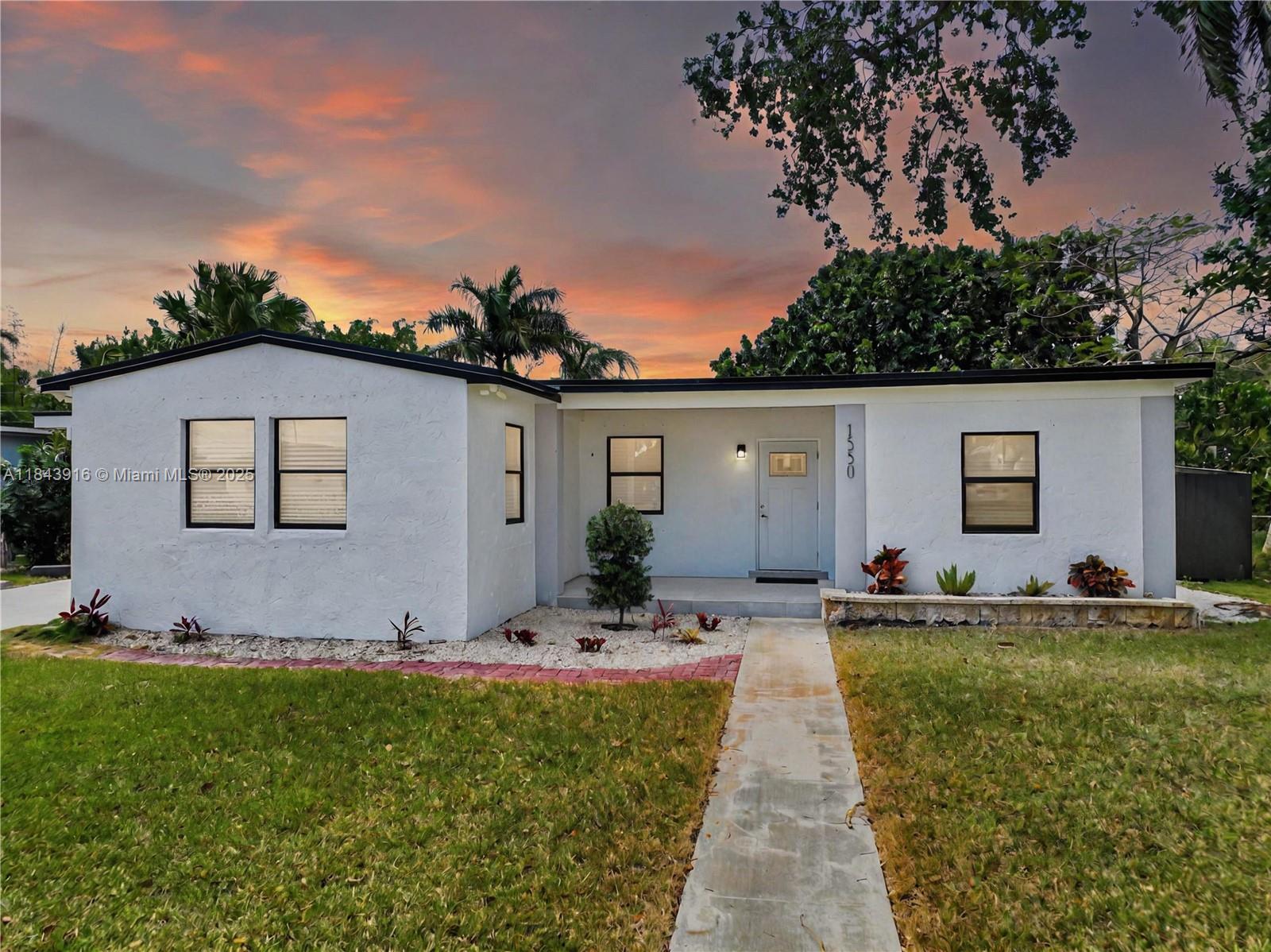 $20,000 Closing Credit to the Buyer! This beautifully renovated 4-bedroom, 2-bathroom home with in-law quarters offers modern upgrades. It features a brand-new 2024 roof, sleek porcelain tile flooring, and a fully updated kitchen with new stainless steel appliances. The carport fits two cars, and the fully fenced backyard offers ample space for a pool, RV & boat parking, fruit trees, and a storage shed. With impact windows and added hurricane protection. No HOA! Conveniently located near top-rated schools, Baptist Homestead Hospital, supermarkets, and just a short walk to Harris Field Park. Enjoy easy access to US-1, the Florida Turnpike, Krome Avenue, and popular restaurants. Ask about the low-interest assumable loan option. Enjoy the 3D virtual tour. May the Force be with you!