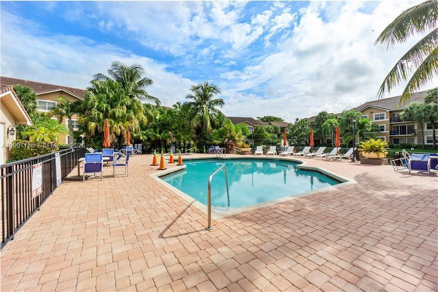 Edgewater community of Coral Springs! This spacious 2-bedroom, 2-bathroom condo offers comfort, convenience, and resort-style living in one of South Florida’s most sought-after neighborhoods.Bright, open floor plan with plenty of natural light.Large master suite with walk-in closet and private bath.Second bedroom perfect for guests, office, or family.In-unit washer and dryer for added convenience. Located close to shopping and highways. Management on site - 2 swimming pools, gym, tennis court, club house with spa/hot tub, playground. All ages welcome.Pet Friendly.