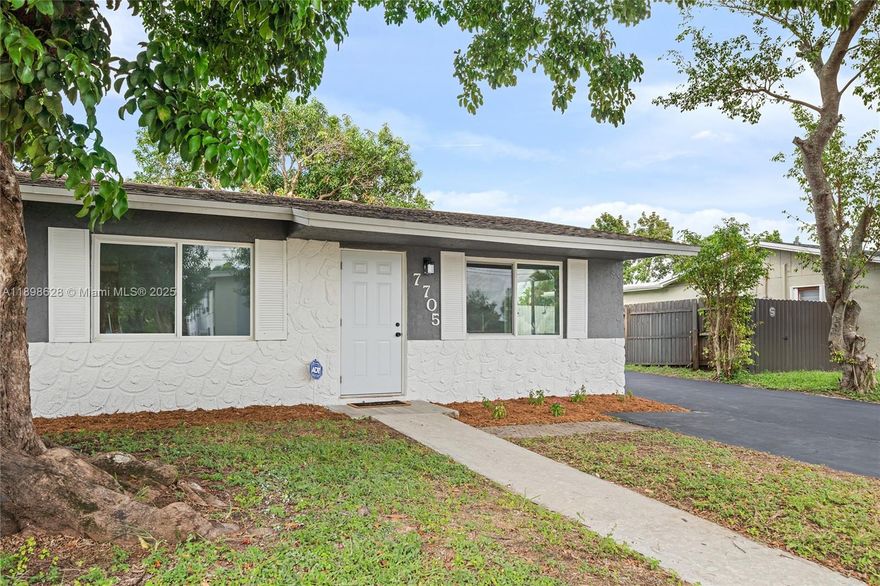 Beautifully Renovated 3-Bedroom Home Plus Flex Room.
Located in the peaceful and charming community of North Lauderdale, this spacious single-family home borders Coral Springs, Margate, and Tamarac—offering the best of all three areas. Featuring 3 bedrooms plus a versatile flex room, this home has been substantially remodeled, including a new roof and impact doors and windows installed in 2021. The private backyard boasts a mature mango tree, stunning pool with a new pool pump/motor and ample space—perfect for entertaining guests or relaxing in your own tropical retreat. Enjoy freedom in this NO HOA neighborhood!