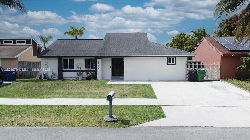 Seller will contribute towards buyer’s closing costs. This updated 3-bed, 2-bath home with a versatile den is set in a desirable neighborhood with no HOA. Natural light fills the home, highlighting the remodeled kitchen (2019) with sleek finishes and stainless-steel appliances. An impact-rated front door and three impact windows add style and security, while the 2020 roof provides peace of mind. Outside, enjoy generous parking for a truck, RV, or boat, plus mature avocado, soursop, and fruta bomba trees. The quiet, family-friendly setting offers calm, while top-rated schools, shopping, dining, and highways nearby ensure convenience. A true blend of comfort, charm, and value in one of Miami’s most sought-after areas.