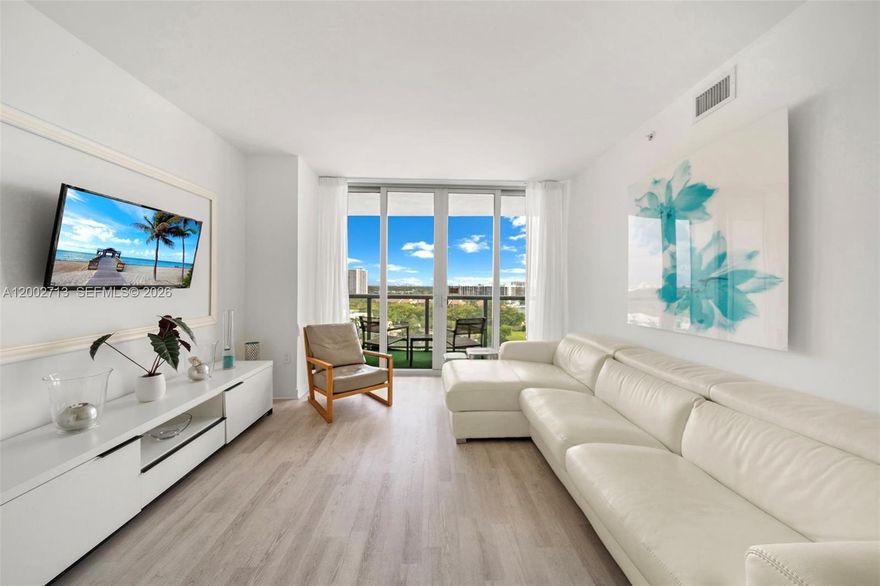 Fully furnished 2-bedroom, 2-bathroom unit at Beachwalk, with direct Intracoastal water views from both bedrooms and the private balcony. The bright, open-concept layout features a modern kitchen and en-suite bathrooms. One bedroom includes a lockout setup with its own private balcony, allowing it to be rented independently or as part of the full 2-bed/2-bath unit. The building allows daily rentals, making it an outstanding investment opportunity. Residents enjoy a resort-style pool deck with private cabanas and an infinity pool overlooking the Atlantic Ocean, a fully equipped fitness center, health spa, and complimentary shuttle to an exclusive members-only beach club. Situated in Hollywood Beach's vibrant coastal community, the location provides easy access to the iconic Broadwalk, diverse restaurants and shopping, while being perfectly positioned between Miami and Fort Lauderdale.