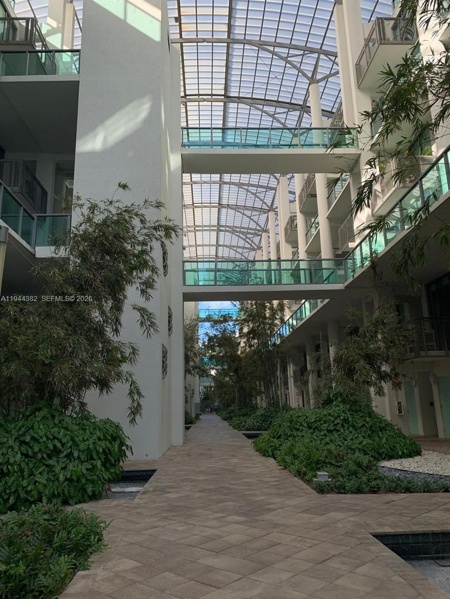 Great opportunity at TerraBeach. Welcome to this unique townhouse/Condo located at the heart of Miami Beach. Two story property, 20 foot ceiling at living room, splitted floor plan.