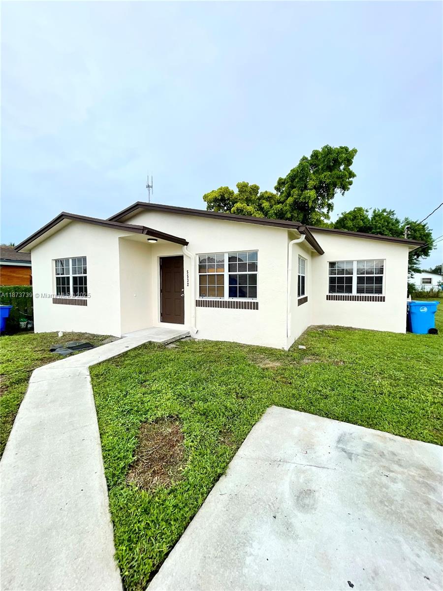 MAKE THIS LOVELY 3 BEDROMS, 2 BATHROOMS SINGLE FAMILY HOME YOUR OWN, RECENTLY PAINTED INSIDE AND OUT, NEW KITCHEN WITH QUARTZ COUNTER TOPS, UNDERMOUNT SINK, NEW ELECTRICAL COVERS AND RECEPTACLES, NEW FIRE ALARMS, NEW TITAN ELECTRIC WATER HEATER, STAINLESS STEEL REFRIGERATOR, NEW ELECTRIC STOVE. SHINGLE ROOF IS 20 YEARS OLD WITH A 25 YEAR WARRANTY. PROPERTY PROVIDES PLENTY OF PARKING SPACE AND HAS A LARGE BACKYARD, THIS CORNER HOME HAS A LOT OF POTENTIAL FOR AN INVESTOR OR A FAMILY OWN.