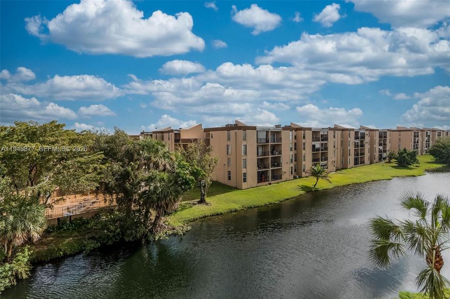 This 2bed/2bath condo unit offers a spacious layout with separate living and dining areas, plenty of storage, main bedroom has a walk-in closet and updated bathroom. Great open balcony with lake views from bedrooms! Enjoy the beauty and serenity of Pineside community, a well-maintained community with walking paths, pool, clubhouse, fitness center and many more amenities to offer! no neighbors on top or to one side of you. building has been recently painted and is nicely maintained . Very close to shopping malls, excellent schools, restaurants and Miami International Airport. 40 year certification is being completed No corporate buyers are currently allowed, NO allowed to lease the properrty for the first year. Existing assessment of $49.07for 8years will be paid by the Seller at closing