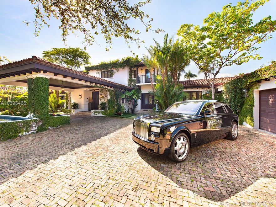 In Bal Harbour, this is one of the greatest waterfront estate homes. This incredible 11,064 sf Mediterranean-style mansion sits on a one acre lot in the private and gated community of Bal Harbour Village. The home has 6 bedrooms, 8 full bathrooms, 2 half bathrooms and staff quarters. The 2,700 sf master suite has a sitting room, bedroom, separate bathrooms, walk-in closets and dressing area. The estate features 207 feet of deep-water dockage, a half basketball court, guest house and courtyards. Homes like this are hard to find, and rarely available.  And, of course, Bal Harbour is one of the greatest communities in Miami.