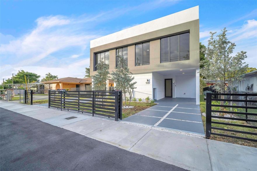 Rare opportunity to acquire a newly built duplex offering two spacious townhome-style residences. This is ideal for investors or owner-occupants seeking income potential. Each unit offers approximately 1,676 SF with 3 bedrooms and 2.5 baths, featuring bright open living spaces, modern kitchens, stylish finishes, and thoughtfully designed layouts.

Each residence includes its own gated entrance, attached carport with driveway parking, front yard, and a large private fenced backyard — highly desirable features that attract long-term tenants and add significant rental appeal.

The smart floor plans create a comfortable single-family home feel while maintaining the advantages of a multi-unit investment property.

Perfect for investors looking for strong rental demand, or for buyers looking to live in one unit while generating income from the other.

Conveniently located minutes from Wynwood, Midtown, the Design District, major highways, and Miami International Airport, with easy access to Miami’s major employment and entertainment centers.

Certificate of Occupancy has been issued and the property is ready for immediate occupancy or leasing.

Excellent opportunity to secure brand-new construction with strong income potential in Miami.