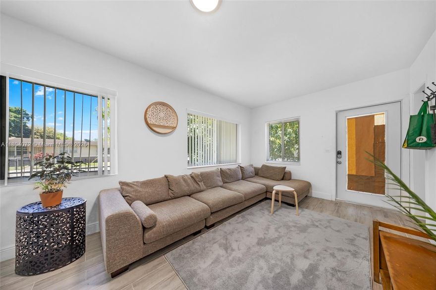 PRICE IMPROVEMENT!! This duplex is a great first investment or an owner looking to reduce their living costs by renting one of the units! All buyers welcome! Sits in a quiet neighborhood that is just a few minutes away from MIA airport, Charles Hadley Park, major highways 836 and I95. Close to super markets, schools, medical centers - this makes the property easy to rent! 1/1 unit is rented for $2,200 and 2/1 unit is averaging $3,000/m on air bnb this means you are generating income from Day 1! Roof done 2019, NEW HVAC, Nest Smart Protect Thermostats, smoke/carbon monoxide detector, and High impact windows/doors. The best priced duplex in the neighborhood won’t last long, call for showings ASAP!