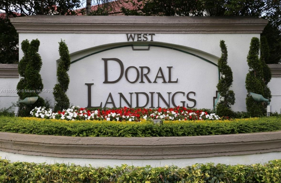 BEAUTIFUL GATED DORAL LANDINGS WEST 2BED/2BATH SINGLE STORY, LIVING/ DINING, A GOURMET KITCHEN WITH NEWER APPLIANCES, FENCED REAR WITH PATIO, INCLUDE TILE FLOORING THROUHGOUT, ONE CAR GARAGE & AMENITIES INCLUDE 24/7 GATED ENTRY, CLUBHOUSE, PLAY AREA & COMMUNITY POOL.