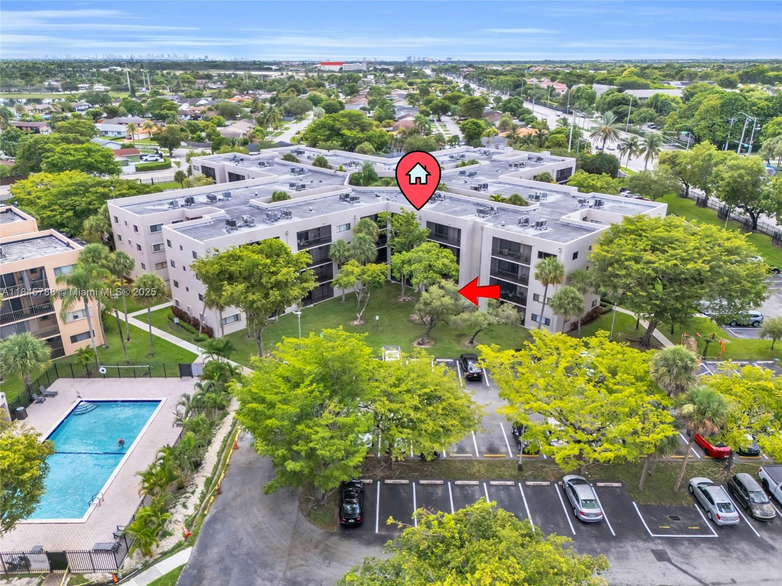 Beautifully remodeled 2-bed, 2-bath ground-floor condo in the highly desirable, gated Horizons West community in Kendall. This spacious 965 sf unit features brand-new bathrooms, updated finishes throughout, and a substantially remodeled split layout. The ground-floor location offers rare convenience: easy access with no stairs or elevators, ideal for families, pet owners, or those seeking enhanced accessibility. The kitchen includes a dishwasher and is plumbable for a washer and dryer. Horizons West boasts lush landscaping and resort-style amenities including pools, tennis courts, fitness center, clubhouse, and more. Residents enjoy proximity to top schools, shopping, dining, and major highways. A perfect turnkey unit in one of Miami’s most established and well-maintained communities.