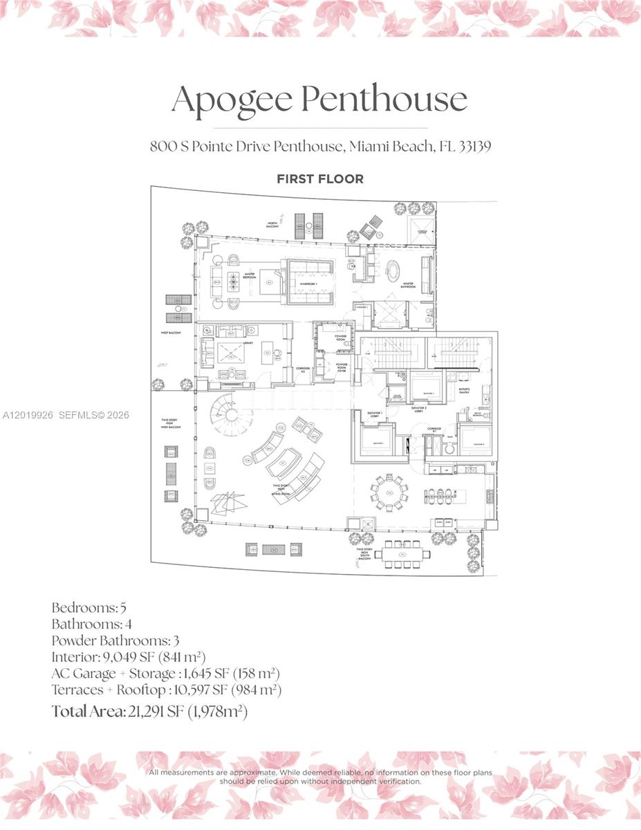 800 S Pointe Dr Penthouse 2204