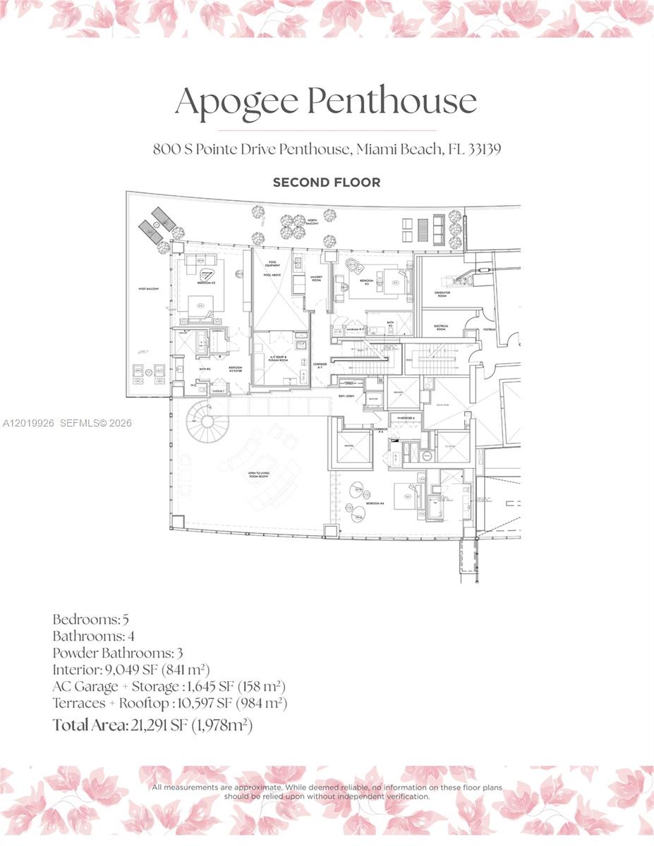 800 S Pointe Dr Penthouse 2204