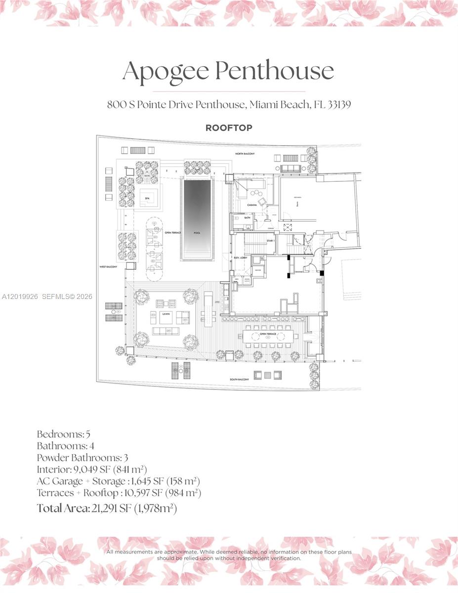 800 S Pointe Dr Penthouse 2204