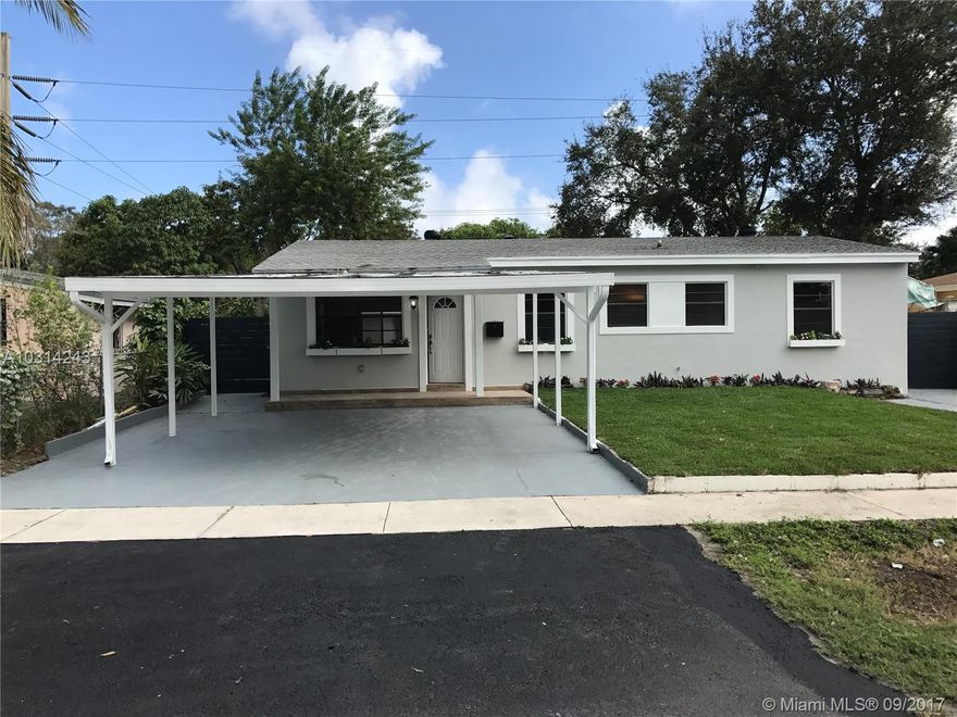 Completely remodeled 3/2 with a beautiful open kitchen, stainless steel appliances and washer and dryer. the added bonus of a guest house studio/with bathroom. Location very motivated seller ready to work a deal home in Turn-Key condition ready for move in.
