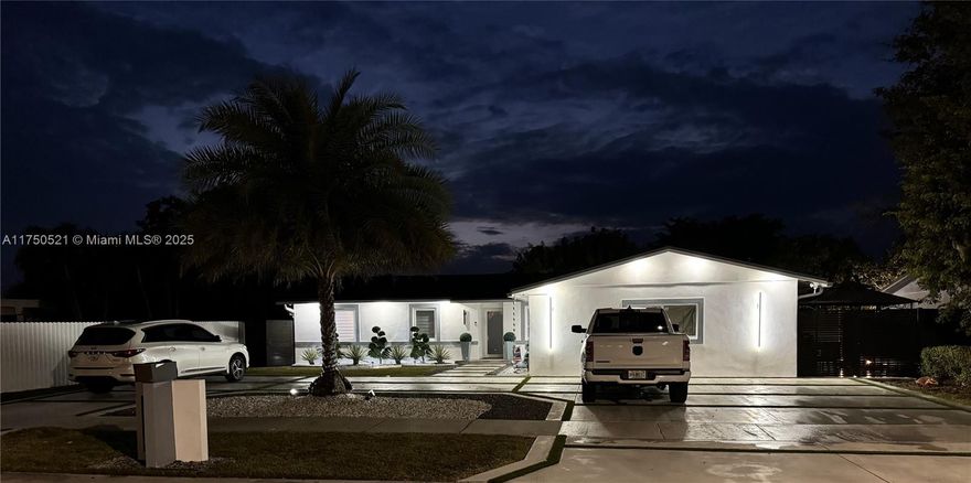 THIS WONT LAST,,,,Recently remodeled top to bottom with special attention to detail.The Property legal square footage is bigger than what its shows on the records. It offers an open-concept layout, new bathrooms, and a modern kitchen with Stainless Steel appliances. Impact-grade doors and windows and NEW 2023 SOLAR PANELS PAID IN FULL (providing great savings on electric bills AROUND 95% TO 98% IN MONTHLY SAVINGS). Garage was converted with permits as additional living space ALSO CAN CREATE AN ADDITIONAL INCOME or be used as an in-law's quarters or as a second master bedroom. Large backyard featuring a modern aluminum pergola with space to build your dream pool.