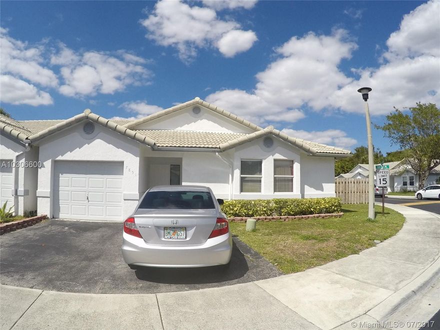 EXCEPTIONAL 3/2 ONE STORY SINGLE FAMILY HOME,SITTING ON A CORNER LOT!! COMPLETELY REMODELED!! TILE FLOORS THROUGHOUT THE HOUSE, UPDATED KITCHEN WITH W/ CABINETS, QUARTZ COUNTERTOP, SS APPLIANCES! UPDATED BATHROOMS, GREAT LAYOUT! GREAT PATIO, WITH PAVERS AND GRASS,PERFECT  FOR ENTERTAINMENT!! ONE CAR GARAGE. PERFECT CONDITION!!MOVE IN READY!!!TRULY A GEM!!! EXCELLENT LOCATION CLOSE TO I 95, TURNPIKE, 595! BANKS, RESTAURANTS, SUPERMARKETS, ENTERTAINMENT AND MUCH MORE!!MUST SEE TO APPRECIATE!! EASY TO SHOW!