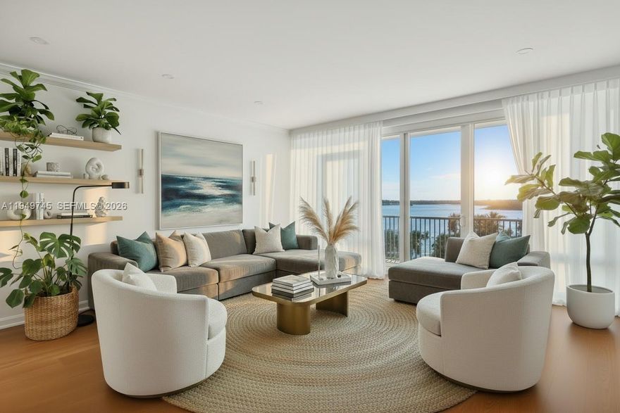 Enjoy spectacular Biscayne Bay views from this beautifully remodeled high-floor residence at Brickell Bay Tower! This rare one-bedroom opportunity currently the only one available in the building at this height, is producing great income and will soon be available for a potential end user or investor.
Filled with natural light, the home features elegant wood flooring, a bright white kitchen with granite countertops and stainless steel appliances, an in unit washer and dryer, and ample closet space.
Building amenities include a Bayfront pool, BBQ and picnic area, fitness center, community room, gated and guest parking, and 24 hour security. Ideally located in the heart of Brickell, residents enjoy both tranquility and convenience, with easy access to major routes, avoiding much of Brickell’s traffic while being just moments from Brickell City Centre, Mary Brickell Village, and an array of upscale dining, shopping, and entertainment options.