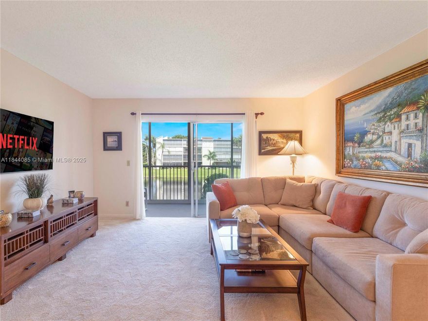 Beautiful 2BR/2BA furnished (negotiable) condo in gated 55+ Huntington Lakes. Enjoy peaceful lake views from your screened-in patio with sliding glass doors. This 2nd-floor, 1,070 sq. ft. unit with elevator access features a split floor plan, in-unit laundry, pantry, carpet/tile flooring, and outdoor storage. Includes a 1-year American Home Shield home warranty for peace of mind.
 Seller offering $5,000 toward a rate buy-down or closing costs! Huntington Lakes offers a renovated clubhouse, resort-style pool, sauna, fitness center, tennis, pickleball, and social events. Move-in ready!