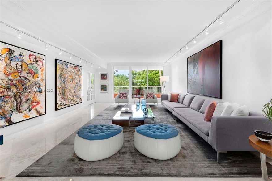 Discover your oasis in the Ocean Club of Key Biscayne! This exquisite 3,093 Sq Ft floor-through unit offers 3 bedrooms, plus a versatile den that can be converted into the 4th bedroom, and 4.5 baths. Enjoy serene, private living with lush landscaping all around. The open floor plan connects living, dining, and kitchen areas, perfect for entertaining with tons of natural light throughout. Two expansive terraces provide tranquil views, ideal for relaxing. The luxurious master suite features a spa-like bath and two walk-in closets. Additional bedrooms have en-suite baths for privacy and comfort. Exclusive Ocean Club amenities include swimming pools, tennis courts, a fitness center, spa, restaurants concierge, security, and the incredible beach. Welcome to a lifestyle of unparalleled luxury!