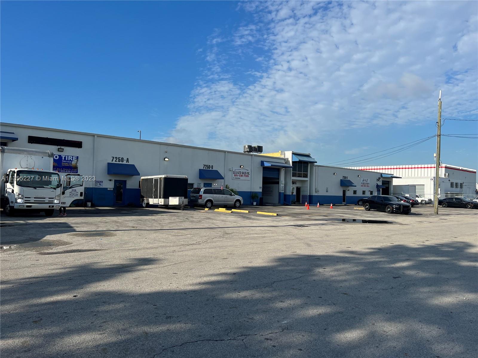 A free standing warehouse/storage facility with 19,178 SF of space. The building has three (3) bays with each having an overhead street level door with direct street access (front loading doors).
The building is presently 26% Leased, but the entire building can be made available for A user investor, / user can occupy 19,178 SF. Each bay has a small office component with bay CDE having the largest two story office section. The second floor office area can be occupied as an independent office unit/business also. The land lot is 29,228 SF with full frontage on NW 41 street. 16 marked parking spaces on site.
Ceiling height 16 Feet, Twin T construction . Listing Rental rates are $22.50 SF IG...
Property is also located in an "Opportunity Zone District”