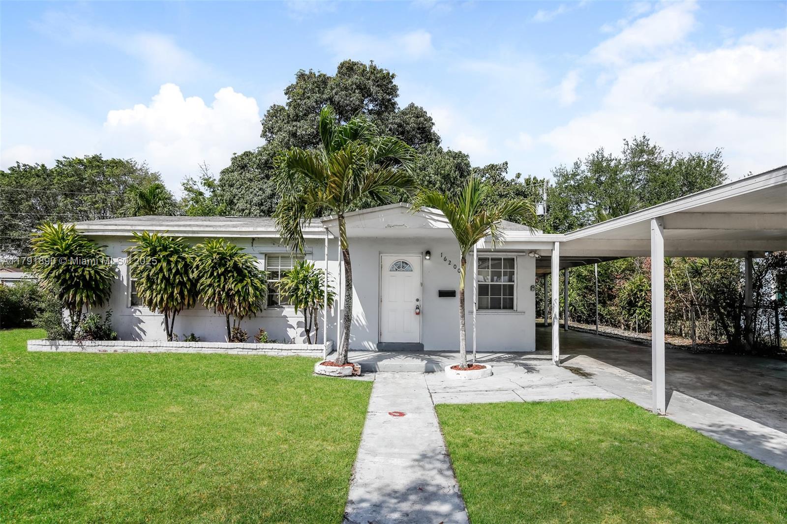 Rental Property at 16200 Nw 17th Pl, Miami Gardens, Broward County, Florida - Bedrooms: 3 
Bathrooms: 1  - $2,430 MO.