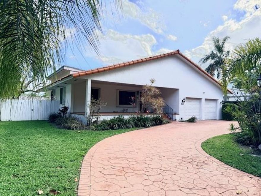 Prime opportunity in a highly desirable South Miami area location east of US-1, directly facing beautiful Fuchs Park and its scenic lake. This property offers incredible potential for renovation or redevelopment in one of the area’s most sought-after neighborhoods. The home currently features 2 bedrooms 3 baths with a large pool, screened-in patio, and a generous 2-car garage on a 10,650 lot. Surrounded by multi-million dollar homes and lush greenery + tranquil park views, the setting alone makes this a rare find. Perfect for investors, builders, or end-users looking to customize and create their dream home. Exceptional land value in a premier location close to top schools, shopping, dining, and major roadways. FPL is currently in the process of installing underground utilities in the area and will install an electrical box approx. 4X5 at the end of the driveway. Professional photos coming soon~