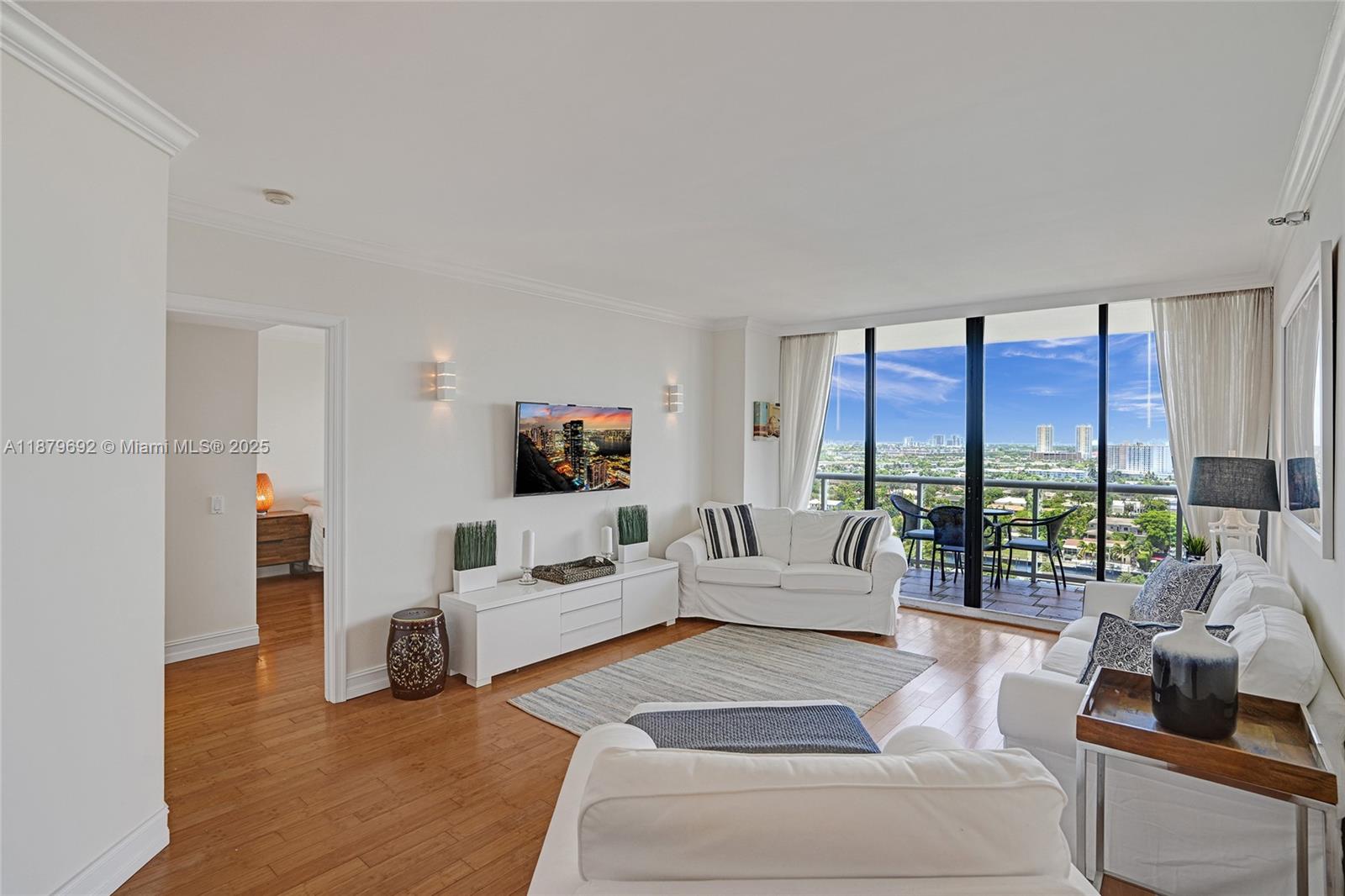 Live the Dream at Harborside Aventura. This stunning 2B/2B condo offers beautiful water views, vibrant sunsets, and a spacious balcony perfect for dining or unwinding. With luxurious wood/tile floors, floor-to-ceiling windows, and a split floor plan, it’s designed for comfort and style. Enjoy resort-style amenities like a lap pool, newly-equipped gym, sauna, and more. Steps away from Aventura Mall, Whole Foods, and top schools, this move-in-ready gem is ideal for families, snowbirds, or anyone craving the perfect blend of convenience and luxury. Don’t miss your chance to call this slice of paradise home!