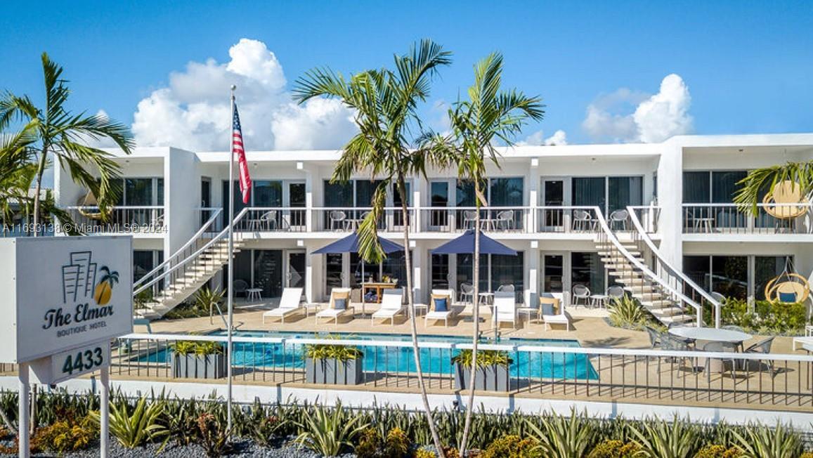 Superior location, El Mar Dr – Steps to beach, shops, restaurants, bars, fishing pier, tennis courts, oceanfront park…
Extraordinary, one of a kind! 11 beautifully furnished apartments (+/-500 sq ft). Kitchens equipped w/ refrigerator, cooktop, microwave & coffee maker. Each room has designer couch that can be converted to a full-size bed, dedicated workspace & safe. High speed Wi-Fi, LED HD Smart TV w/ cable / DIRECTTV.
Completely & immaculately renovated-2019. Impact windows/doors. Heated pool, fire pit, barbeque. Office & commercial laundry.
6 miles-Las Olas Blvd/downtown, 14 miles-Ft Lauderdale/Hollywood Int'l, 16 miles-Hard Rock Hotel/Casino
Listing agent must schedule and accompany any site visits. OK to drive by but do not go on the property or disturb guests or employees.