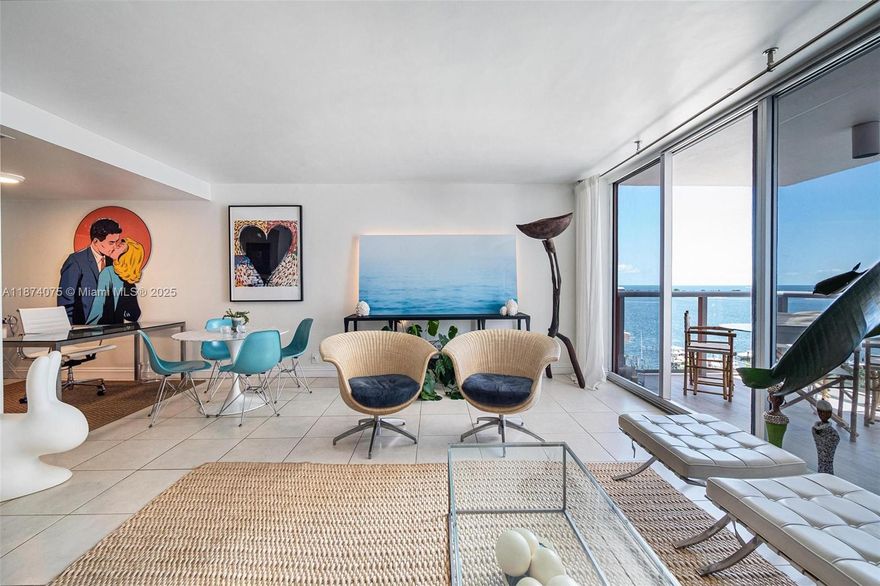 Rare large 1-bedroom residence with spacious balcony in the iconic Palace building, located in the heart of Brickell. Floor-to-ceiling windows fill the home with natural light and offer sweeping bay views. New balcony railings recently installed.
The building offers exceptional amenities, including two tennis courts, a large pool deck overlooking the water, and a fully-equipped gym. Residents enjoy 24-hour concierge, valet service, and immediate access to Brickell’s best dining, shopping, and entertainment.
A stylish, comfortable, and luxurious opportunity in Miami’s most vibrant neighborhood.