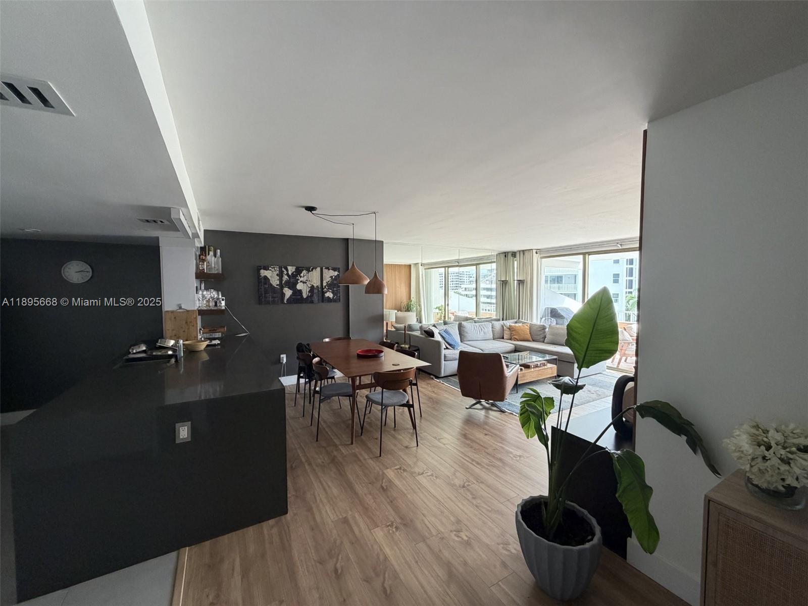 Rarely available line in the building! This 2 bedrooms/ 2 bathrooms fully remodeled unit is designed for Beautiful, remodeled 2b/2b apartment in Key Biscayne. The open kitchen concept enhances the spacious feel, offering seamless flow which is perfect for entertaining and everyday living. Wine cooler, new bathrooms, closets recently remodeled. Neutral colors, The building offers full amenities, direct access to the beach, pool, 4 tennis courts, gym, social/party room, front desk and management onsite, only Commodore building with beautiful BBQ area by the beach entrance. 40 year recertification completed . Ready to move-in unit!