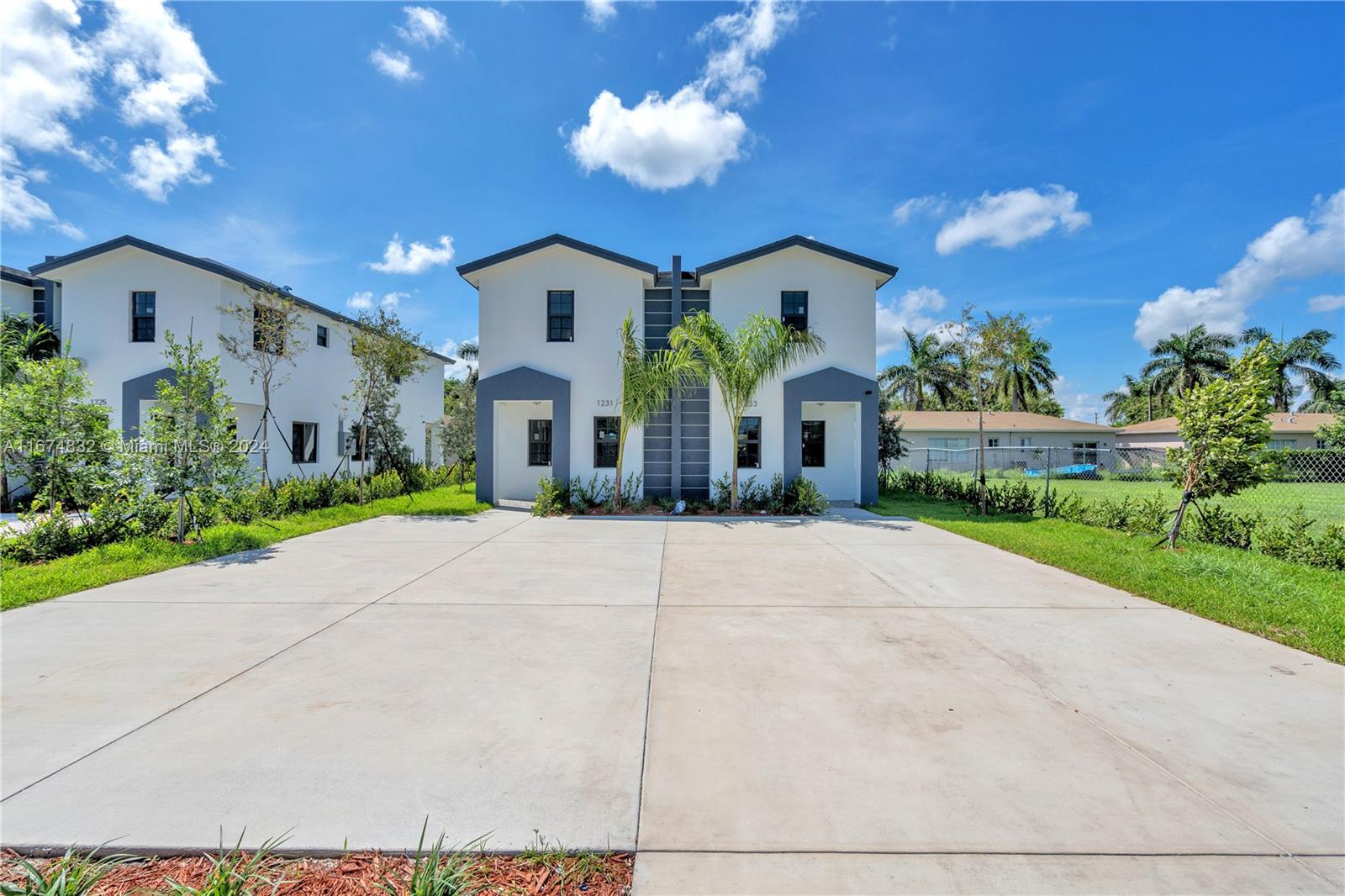 This New Construction Two-Story Twin Home is MOVE-IN READY! Offering over 1,418 sqft of living space with 3BR/2.5BA, showcasing elegant 24x24 Porcelain tile flooring, modern wood kitchen cabinets, sleek stainless-steel appliances, and high-impact windows and doors. The home is surrounded by endless activities and attractions to enjoy!