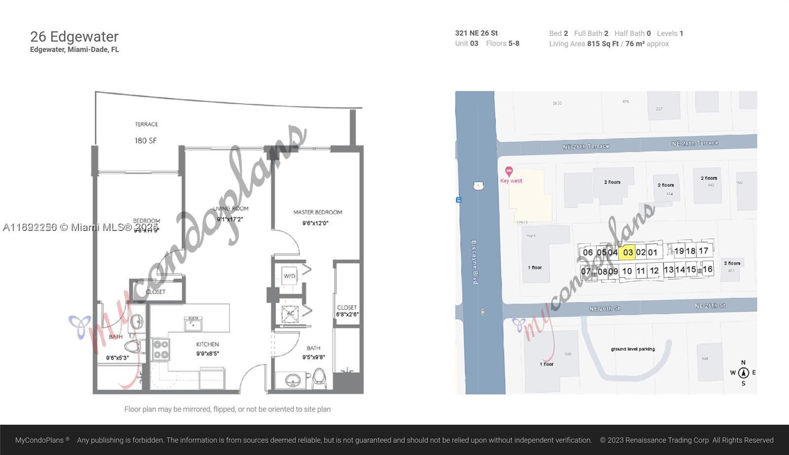 26 EDGEWATER CONDO - Residential Lease