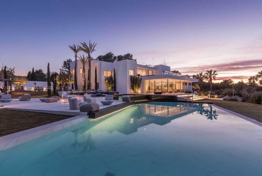 Nestled within over 7 acres of private forest in Monterrey, Ibiza, WhiteRock Villa is a serene sanctuary of elegance. With sweeping open sea views, this exquisite estate captures breathtaking sunsets and a shimmering nightscape. Its architecture and interiors are a seamless blend of exclusive materials and refined design—native rock, smooth pebbles, rich wood, honed marble, and noble metals—curated to evoke harmony with nature. The flowing indoor-outdoor layout embraces Ibiza’s natural beauty, creating spaces that feel both expansive and intimate. Multi-level terraces, secluded enclaves, and independent guest houses ensure exceptional privacy and comfort. Each room reveals spectacular vistas, merging nature with luxury in perfect harmony.