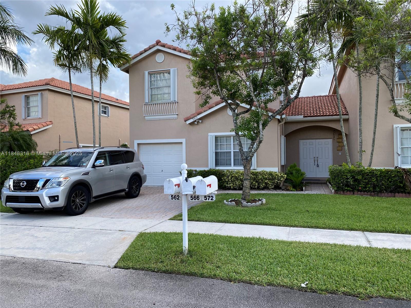 This beautifully maintained two-story townhome features 3 bedrooms, 2.5 bathrooms, and a 1-car garage, with all bedrooms conveniently located on the second floor. The kitchen has been upgraded with stainless steel appliances, granite countertops, and wood cabinets, offering a bright and inviting eat-in area. For added peace of mind, the property is equipped with hurricane accordion shutters throughout. It is situated in a very quiet, family-friendly community that also boasts a refreshing community pool.
