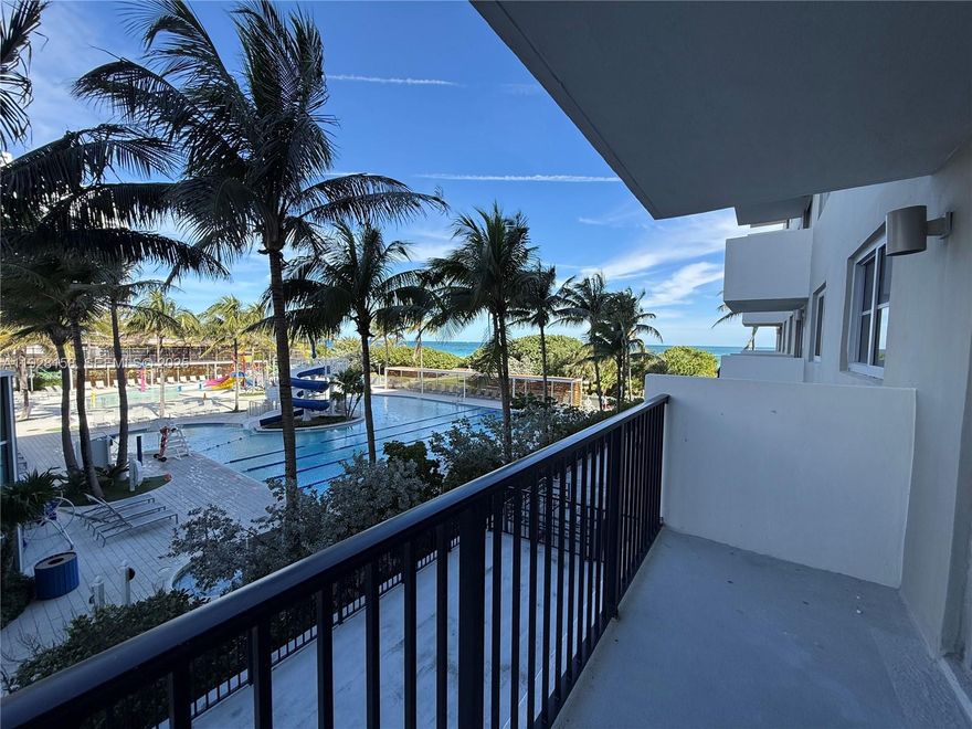 Great Location. This  2 Bedroom 2 Bath condo at the Manatee in the exclusive city of Surfside. The building has just completed its 40-year certification with Hurricane windows, 24-hour security, on site management, large pool and shabbats elevator. The Unit faces the city pool and ocean and enjoys an installed washer and dryer and one parking bay. The building's amenities include a gym, sauna and community room and has direct access to the running/cycling/walking trails on the beach. The building is also next to the city community center and within walking distance to restaurants, supermarkets and house of worship. NO Pets. 
Note.Unit has the option to be furnished at additional cost monthly.