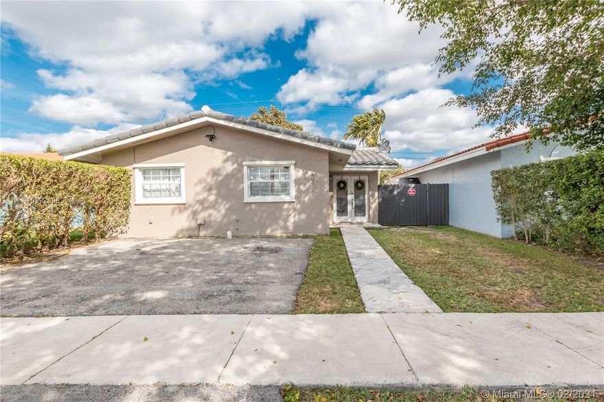 Beautiful Single Family home in Calistoga Estates. Completely Remodeled! New scratch resistant floors throughout, Quartz countertops, recessed lighting, french doors, walk in closet, gorgeous glass showers and brand new vanities. A Great outdoor patio perfect to entertain family and friends. Features 14x14 above ground pool, and 2 sheds for storage. Roof is new only 2 years old!!!!! Not much more you have to do with this incredible home. Come visit and schedule your appointment.