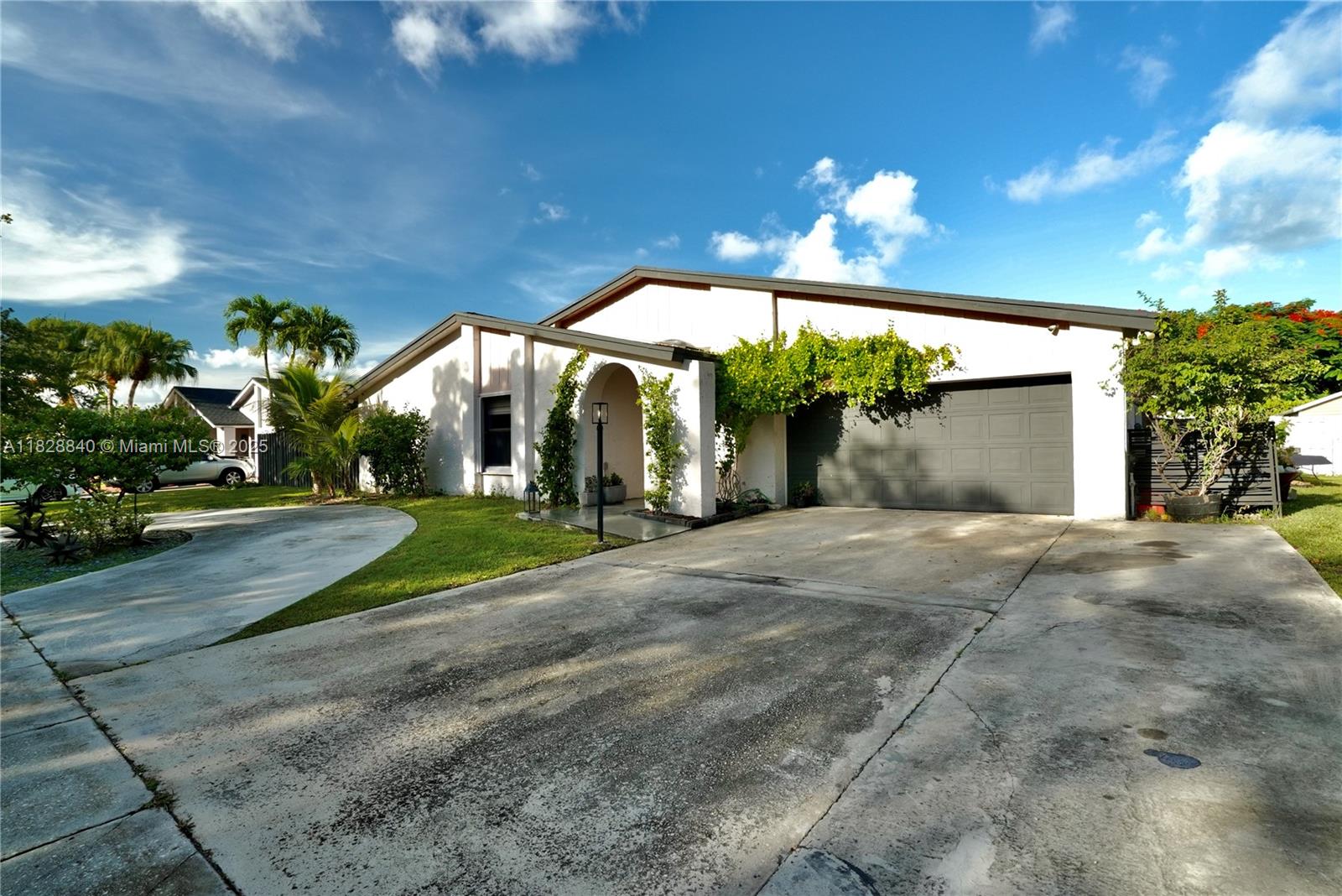 Rare Home in The Crossings. spacious, single-level 5-bedroom, 4-bathroom home situated on a generous 9,900 sqft. lot with 3,642 total square feet of living space. Offered as-is, this unique property features a smart, flexible layout designed for everyday living and entertaining. You’ll find a bright kitchen that opens to a spacious family room, a large living room, dedicated office space, a separate playroom, and a spacious patio perfect for outdoor gatherings. The primary suite includes two walk-in closets, offering plenty of storage and comfort. The home is fully solar-powered and backed up by FPL, with solar panels covering 99% of all electricity usage. Clubhouse with gym, Basketball, tennis/racquetball/pickleball courts, swimming pool, Multiple satellite pools. Scenic lake with trails.