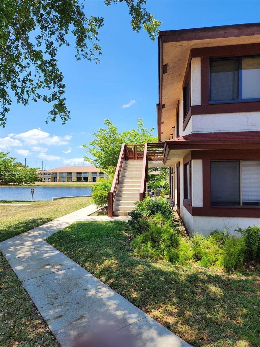 Nestled in the vibrant neighborhood of Miami Gardens, this corner lot condo offers a prime location with a serene lake view. While it radiates potential, it beckons for a touch of TLC to restore its former glory. The property features spacious living areas bathed in natural light, a cozy kitchen and bedrooms awaiting modern upgrades. Imagine sipping your morning coffee on the patio, overlooking the tranquil waters, or enjoying the community's amenities that enhance the lakeside lifestyle. With a bit of vision and effort, this condo can transform into a charming haven, perfectly situated for both relaxation and convenience. Ideal for investors or homebuyers with a flair for renovation, this property presents a unique opportunity to create a dream home.